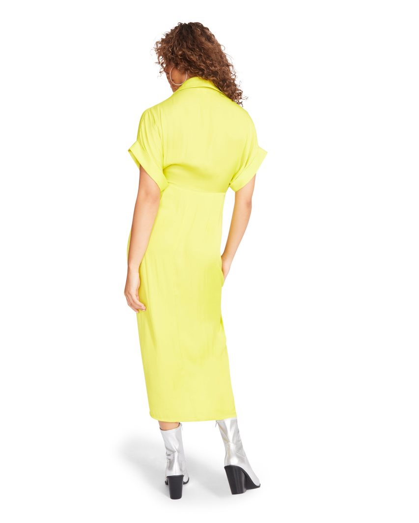 Yellow Steve Madden Tori Citron Women's Dress | PH 5783CJK